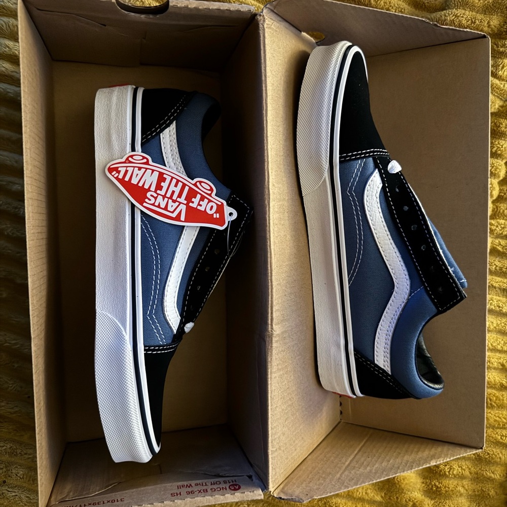 Vans Black and White Old Skool Sneakers Iconic Design